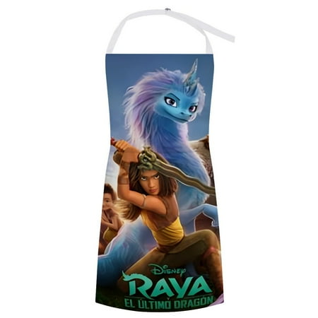 

Raya and the Last Dragon apron has an iconic print is durable and adjustable with none pocket for convenience. Perfect for fans 27 x 33 （70*84cm）