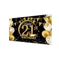 thumbnail image 2 of Bearachild Feliz cumpleaños telón de fondo banner fotografía fondo feliz cumpleaños banner Kits de decoración para fiestas 21 años, 2 of 6