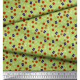 thumbnail image 2 of Soimoi Polyester Crepe Fabric Trophy,Timer Clock & Basketball Sports Decor Fabric Printed Yard 42 Inch Wide, 2 of 3