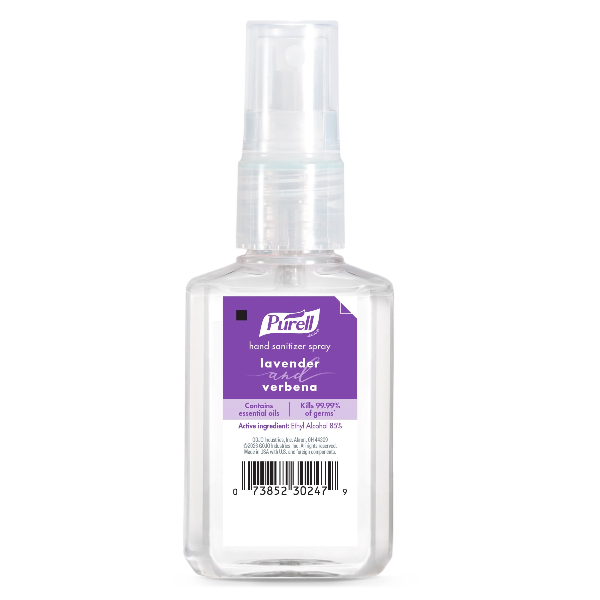 PURELL® Advanced Hand Sanitizer Lavender Verbena, 2 oz Spray Bottle (Adult)