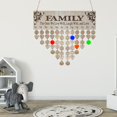 thumbnail image 4 of Family Birthday Calendar with Labels, Wooden Wall Hanging Board, Birthday Reminder Plaque, Gifts for Mom, 4 of 4