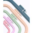 thumbnail image 3 of MesaSe 5 Pieces 5 Sizes Square Embroidery Hoops  ABS Plastic Embroidery Hoops for DIY Embroidery Crafts, 3 of 5