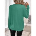 thumbnail image 4 of Whichone Essentials Women’s Long Sleeve T-Shirt, Super-Soft Stretch Fabric Round Neck Tee, Sizes S-XL, 4 of 8