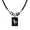 Aries, variant on Zodiac Pendant Necklace for Women Men Square 12 Constellation Stainless Steel Silver Bead Adjustable Astrology Horoscope Couple Matching Personalized Gift Jewelry Black Virgo