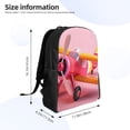 thumbnail image 4 of Balery Colorful Cartoon Biplane Mochila - Mochila Estilosa y Duradera para Laptop de 15 Pulgadas con Tela Oxford Impermeable, 4 of 8