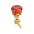 thumbnail image 3 of TRIMAX THPXL-AL RD Aluminum "Hockey Puck" Internal Shackle Padlock - Red, 3 of 3