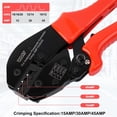 thumbnail image 3 of Crimping tool set, precision crimping tool for 15/30/45 amp connectors, compatible with connectors, ensures reliable electrical connection, 3 of 4