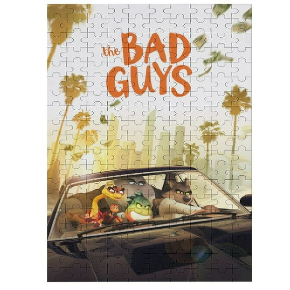The Bad Guys Jigsaw Puzzle 35-1000 Pieces Movie Fan Gift Birthday Holiday Home Decor