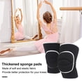 thumbnail image 3 of Tnobhg 2Pcs Knee Pads Soft Comfortable Knee Guard Anti-collision Knee Protector for Volleyball Dancing Yoga Sports, 3 of 8