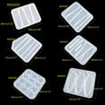 thumbnail image 2 of WINDLAND Leaves Hair Pin Mold Silicone Resin Epoxy Barrette Mold Agate Crystal Epoxy Mould for Crafts Making Accessories, 2 of 19