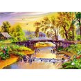 thumbnail image 1 of Taladro diamante pintura (DE0850) 5D DIY completo hermoso paisaje punto de cruz Kit decoración 45x60cm FLhrweasw Nuevo, 1 of 1