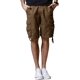 thumbnail image 3 of Bermudas Cargo para Hombre en Talla 6XL Marrón Cómodas, 3 of 6