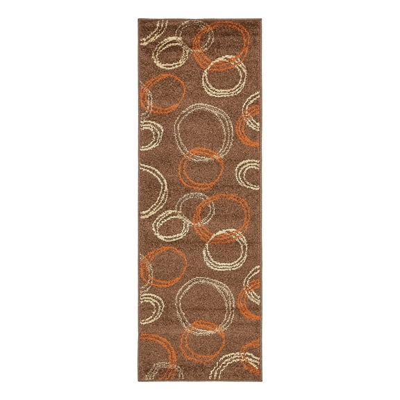 Unique Loom Autumn Collection Area Rug - Cornucopia (2' x 6' 1" Runner Brown/Beige)