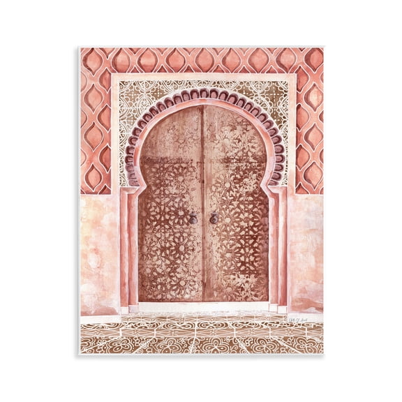 Stupell Industries Moroccan Entrance Architecture Buildings & Architecture Painting Unframed Art Print Wall Art, 11 x 14