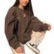 thumbnail image 3 of Sudaderas para Mujer Tops casuales de manga larga Marrón CH Nituyy GL714-FF65163A1, 3 of 7