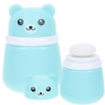 thumbnail image 5 of 2Pcs Body Powder Case Powder Puff and Container Bear Shaped Powder Box Powder Puff Box, 5 of 5