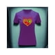 thumbnail image 1 of Playera Blusa De Cerezas Rockabilly Vintage Color Morado Talla Chica Marca Emil SaEs, 1 of 4