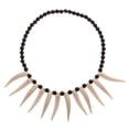thumbnail image 5 of Collar de de Cuerno de Marfil Artificial Colmillo Tribal de Cosplay de Diente Tribal, 5 of 5