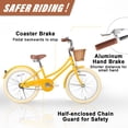 thumbnail image 6 of Glerc Little Molly 20 inch Kids Girls Bike for 7-13 Years Old Child,gifts,Yellow, 6 of 14