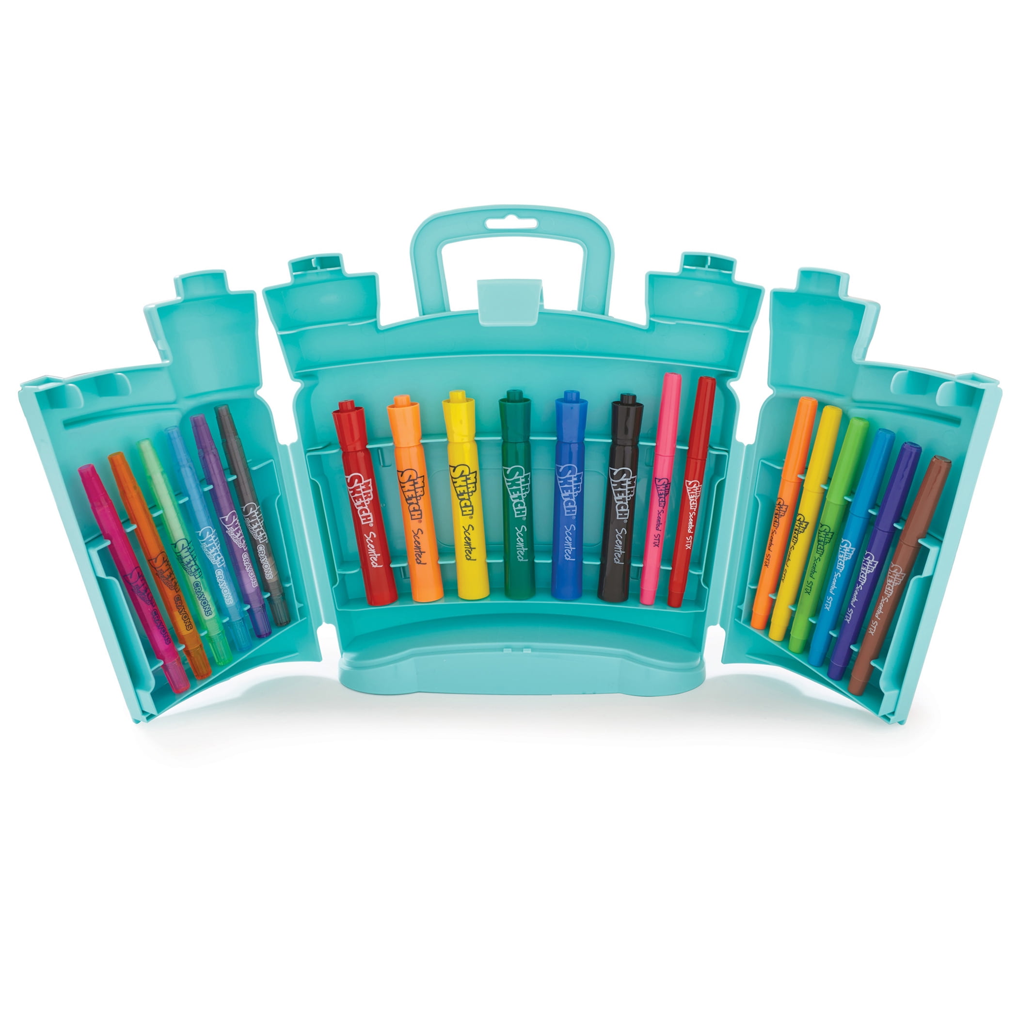 Mr Sketch Scented Combo Pack With Markers Twist Crayons Pieces Walmart Com