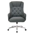 thumbnail image 2 of Chaise de Bureau Ariel en Tissu Klein Fusain Semi-Assemblée, 2 of 7
