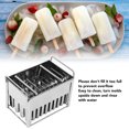 thumbnail image 3 of Ice Cream , 40pcs Capacity Ice Pop  304 Stainless Steel Fun DIY  For Summer, 3 of 8