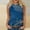Blue, variant on QUNYINEY Muscle Womens Tank Top Casual Sleeveless Crewneck Starry Sky Shirts Loose Summer Tank Tops