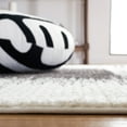 thumbnail image 4 of SAFAVIEH Moroccan Tassel Juan Abstract Area Rug, Ivory/Black, 4'5" x 6'5", 4 of 8