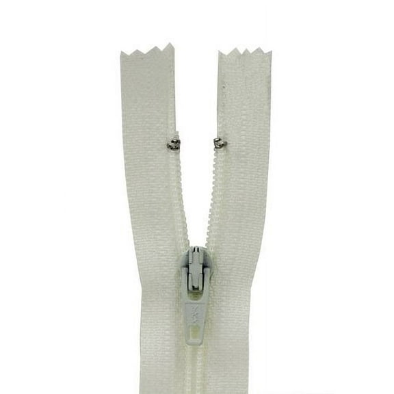 COSTUMAKERS General Purpose Closed-End Zipper 40 cm (15.7 in) (15.75), Ivory, #2.5 Nylon Coil