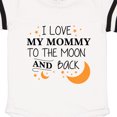 thumbnail image 3 of Inktastic I Love My Mommy to the Moon and Back Gift Baby Boy or Baby Girl Bodysuit, 3 of 4
