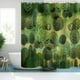 thumbnail image 2 of Cortina De Ducha Para Baño Con Estampado Abstracto De Plantas Y Flores, Cortina De Poliéster Impermeable Para Separar El Baño, Cortina De Puerta, 2 of 6