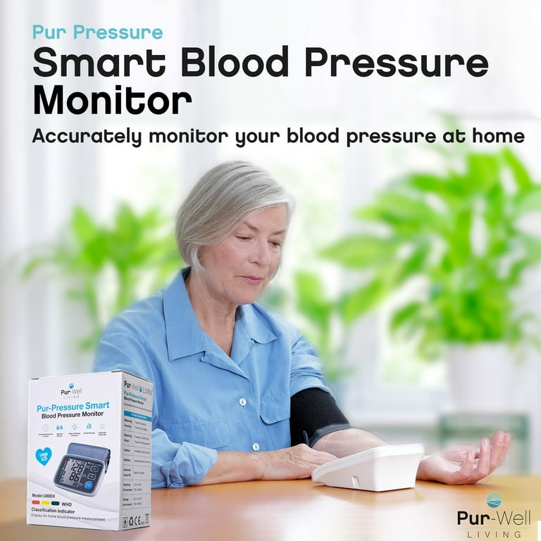 Greater Goods Smart Pro-Series Blood Pressure Monitor (BT), Upper Arm Smart  BPM With Large Backlit LCD, Premium Hardware