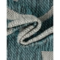 thumbnail image 4 of Unique Loom Outdoor Botanical Collection Area Rug - Curl (7' 10" x 11' 4" Rectangle Teal/Ivory), 4 of 7