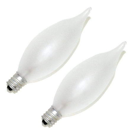 Frost Incandescent Pendant - 2Pk - Philips 40w 120v BA9 Frosted E12 Candelabra Incandescent bulb