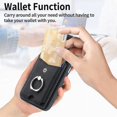 thumbnail image 5 of For Samsung Galaxy A23 Electroplating Skin-feel Leather Ring Card Wallet Phone Case(black), 5 of 5
