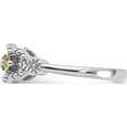 thumbnail image 3 of Sterling Silver Rhodium-Plated Peridot Ringsize 8 (Width 2.48) - Jbsp, 3 of 5