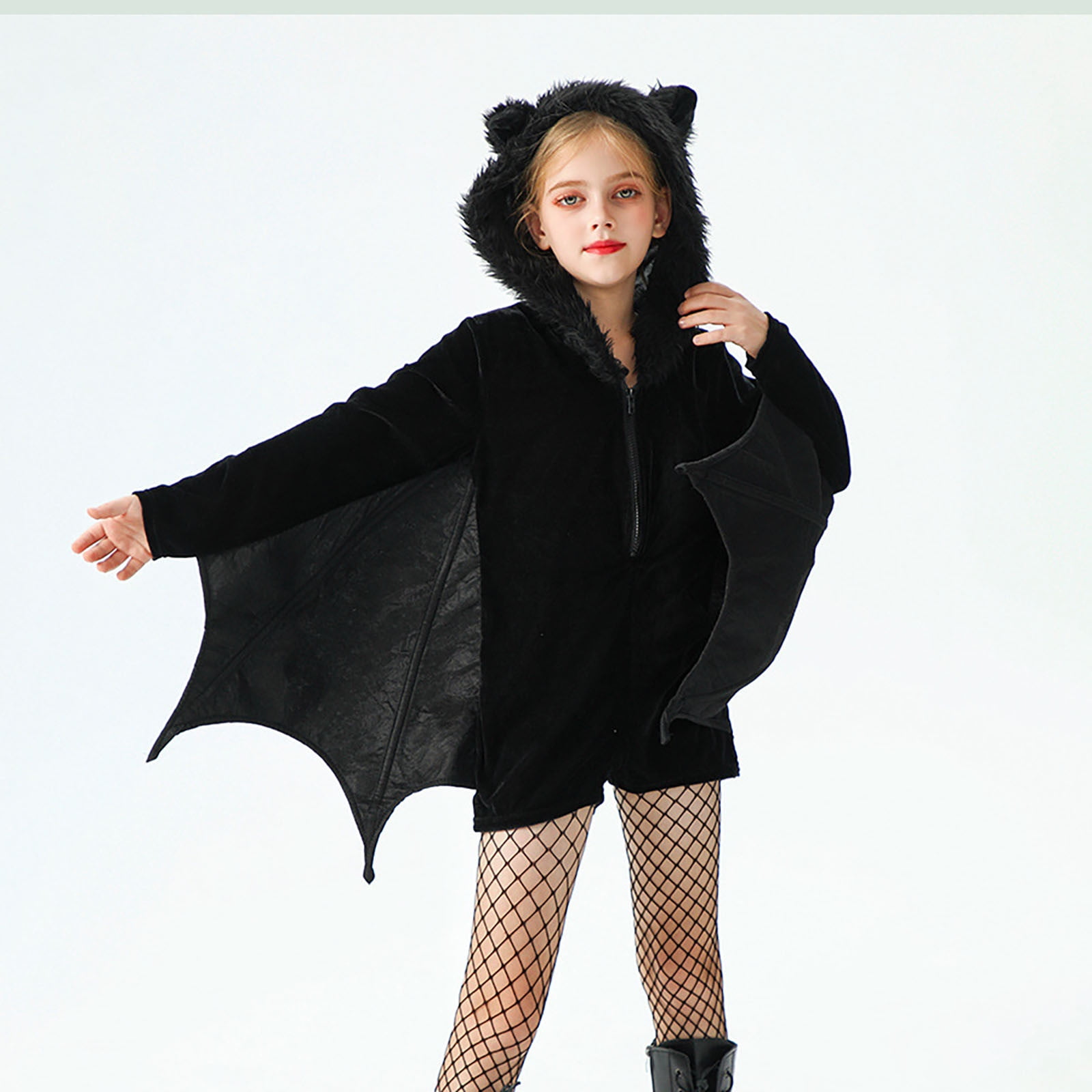 Children's One-piece Jumpsuit - Halloween Kids Bat Little Girl Show Funny Party Smiffys Bat Avenue Women's Cozy Bat Winter Clothing for Kids