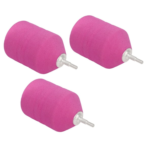 Sponge Head, Foam Tipped Arrows 3PCS Threaded Aluminium Alloy Replaceable for Shooting Games Pink