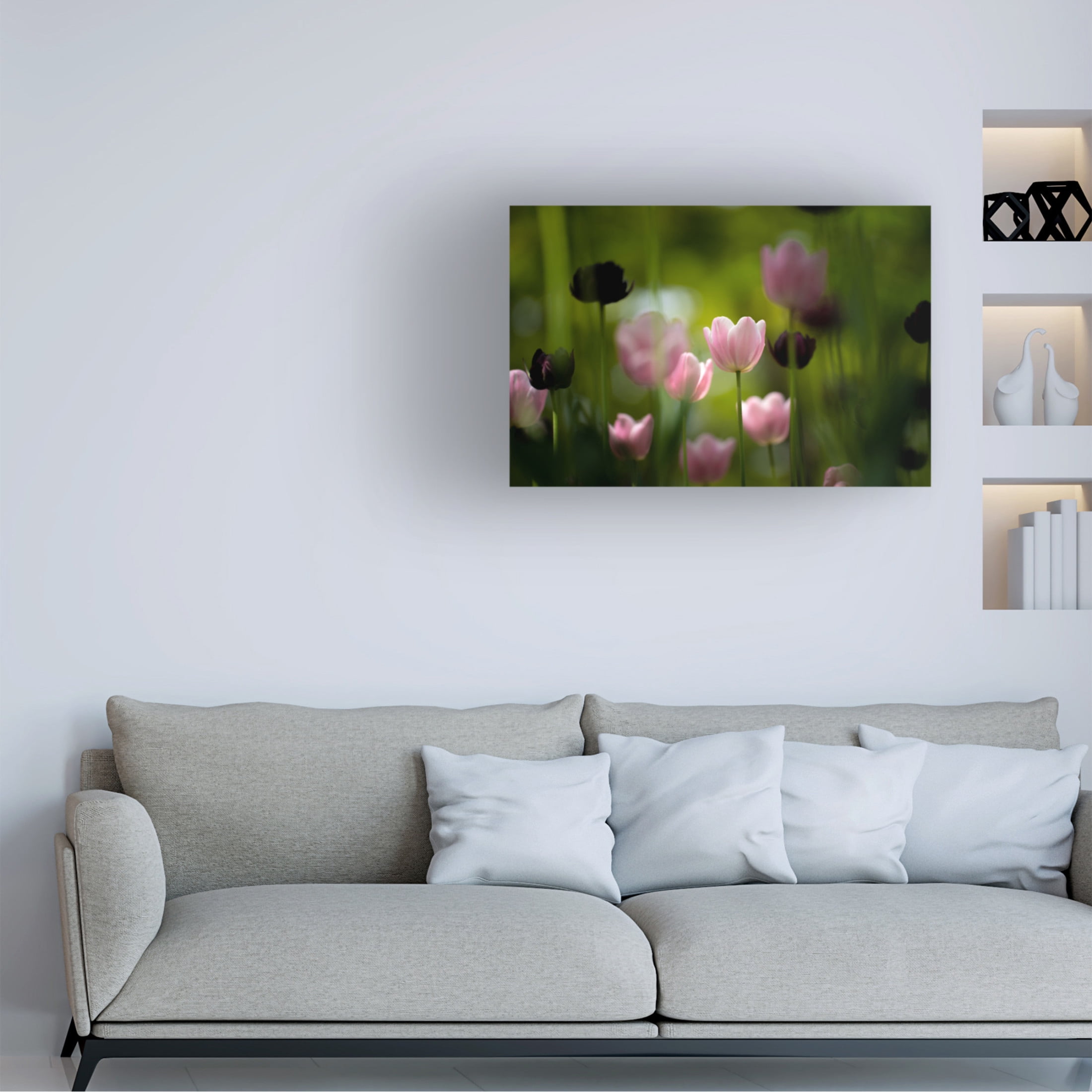 Trademark Fine Art KONDOU Kazumasa  Tulips Canvas Wall Art