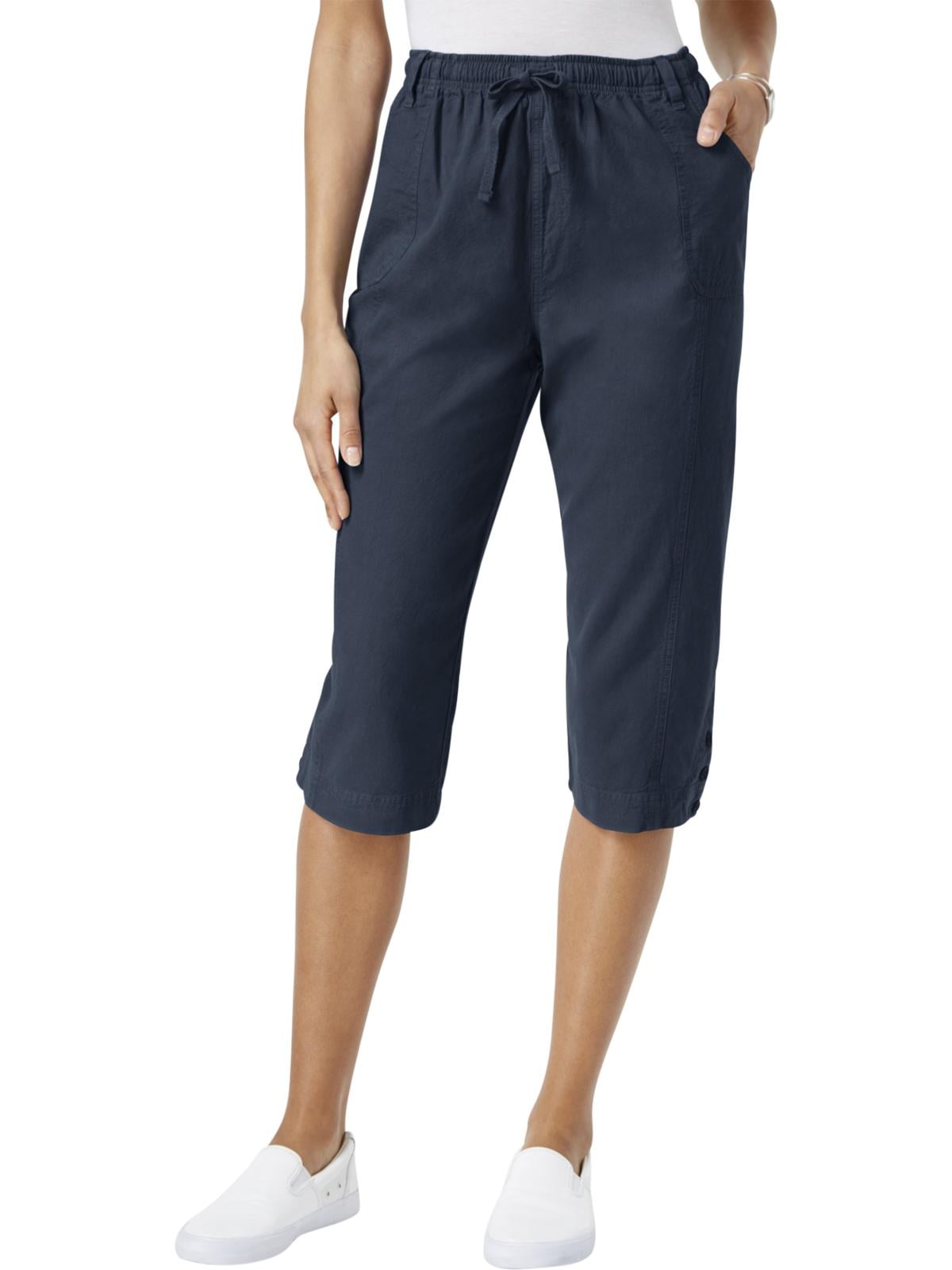 Karen Scott Womens Drawstring Comfort 