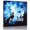 Blue, variant on Wolf Black Silhouette Wall Art Painting on Canvas, Forest Starry Night Canvas Art Home Prints Wall Art Framed Modern Artwork for Living Room Bedroom Wall Decor 12x12in