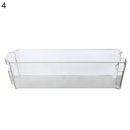 

SSBSM Fruit Vegetable Organizer Tray Freezer Fridge Drawer Pantry Clear Storage Rack