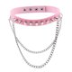 thumbnail image 4 of Collar de cuero Yinane con Gargantilla Punk Gothic Negro para Mujer, 4 of 5