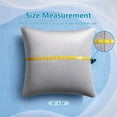 thumbnail image 5 of 12 × 20 Pillow Insert (Pack of 2) Memory Foam Lumbar Support Throw Pillow Sham Rectangular for Decorative Cushion Bed Couch Sofa Without Deform After Longtime Use(Grey), 5 of 5