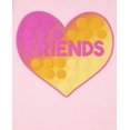 thumbnail image 2 of Camiseta The Children's Place para niñas, paquete de 2 unidades BEST/FRIENDS 5/6, 2 of 5