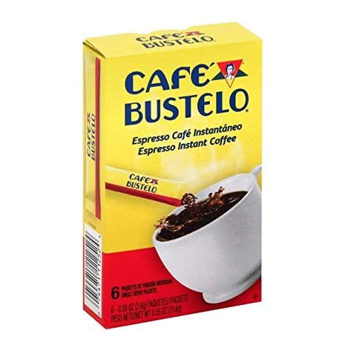 Café Bustelo Espresso Instant Coffee 6 Count Individual Packs (1 Box