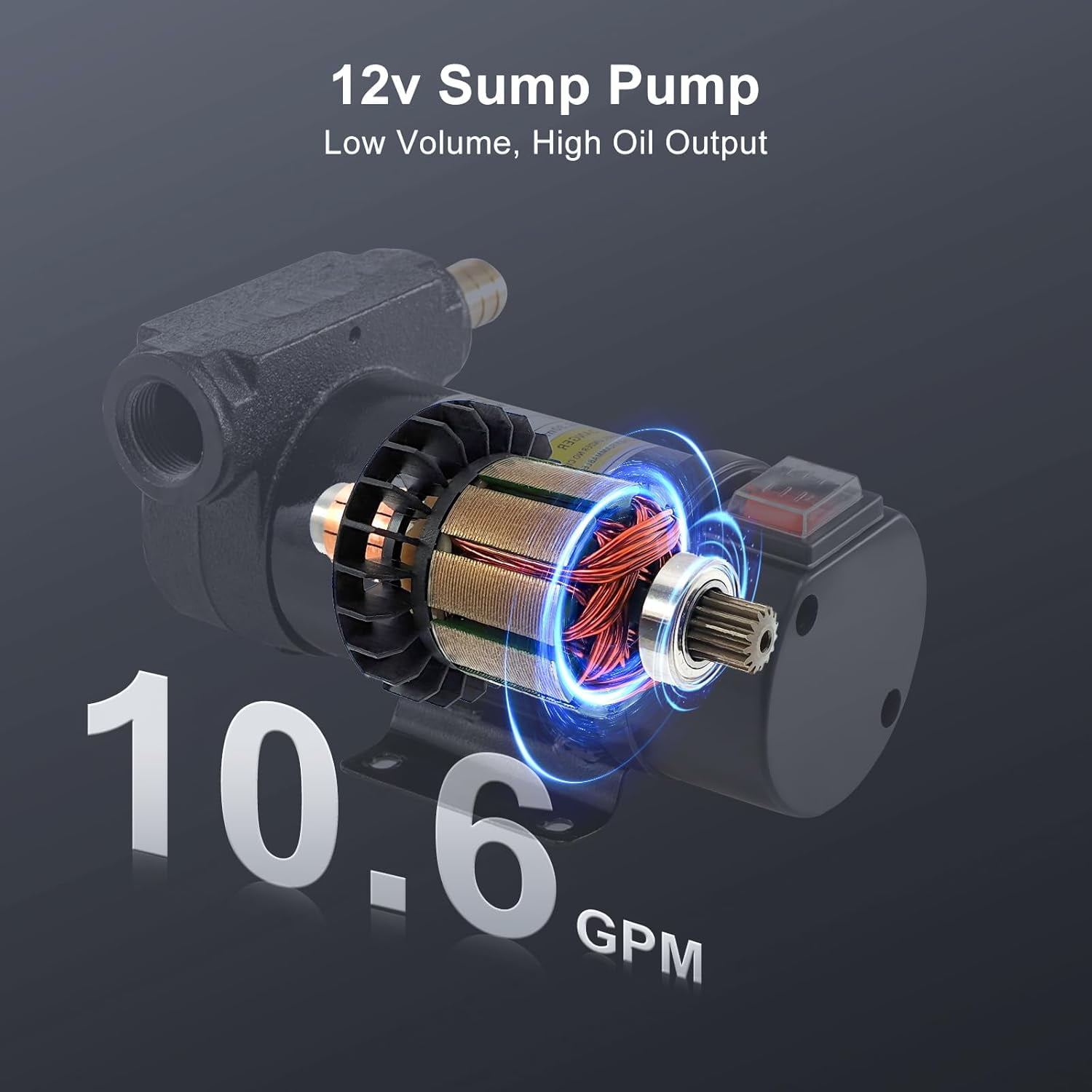 Portable 52 Gallon Fuel Tank with Pump for Diesel,Portable Fuel Tank with 12V Electric Fuel Transfer Pump and 15ft Rubber Hose,10.6GPM Flow Rate,Diesel Fuel Transfer Tank for Easy Transportation