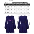 thumbnail image 4 of V-neck balloon sleeve hem mini dress, 4 of 4