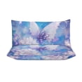 thumbnail image 3 of 3 Pcs Soft Bedding Set, Includes 1 Duvet Cover with Zipper And 2 Pillow,Shams Fantasy Butterfly Full(79"×90"), 3 of 8