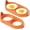 Orange(2PC), variant on Silicone Egg Rings for Cooking, 4 Pack Egg Molds with Leak-Proof Design, Non-Stick BPA Free Egg Cooker Rings, Heat Resistant up to 500 ° F, Dishwasher Safe Orange